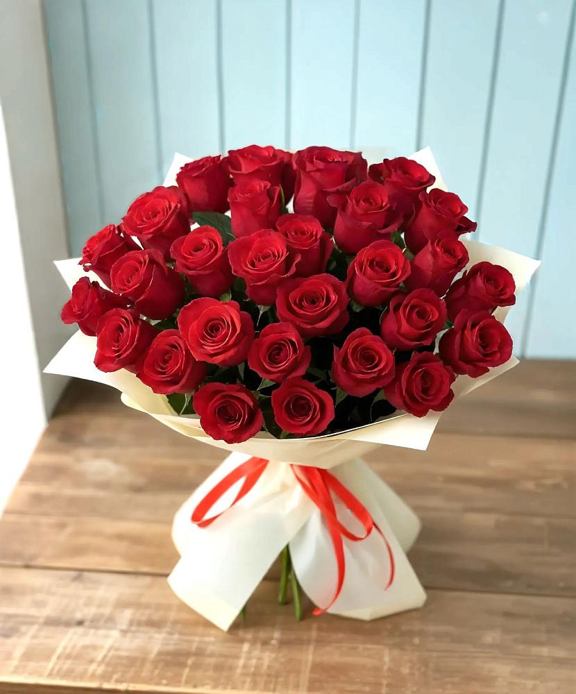 Букет 29 Красных роз в Старотимашкино