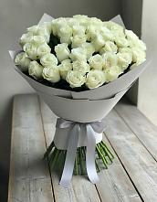 Букет 35 Белых роз в Старотимашкино