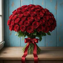 Букет Красные розы Блэк Меджик в Старотимашкино