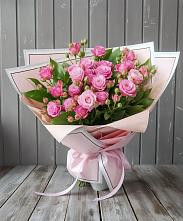 Букет Розовый кустик в Старотимашкино