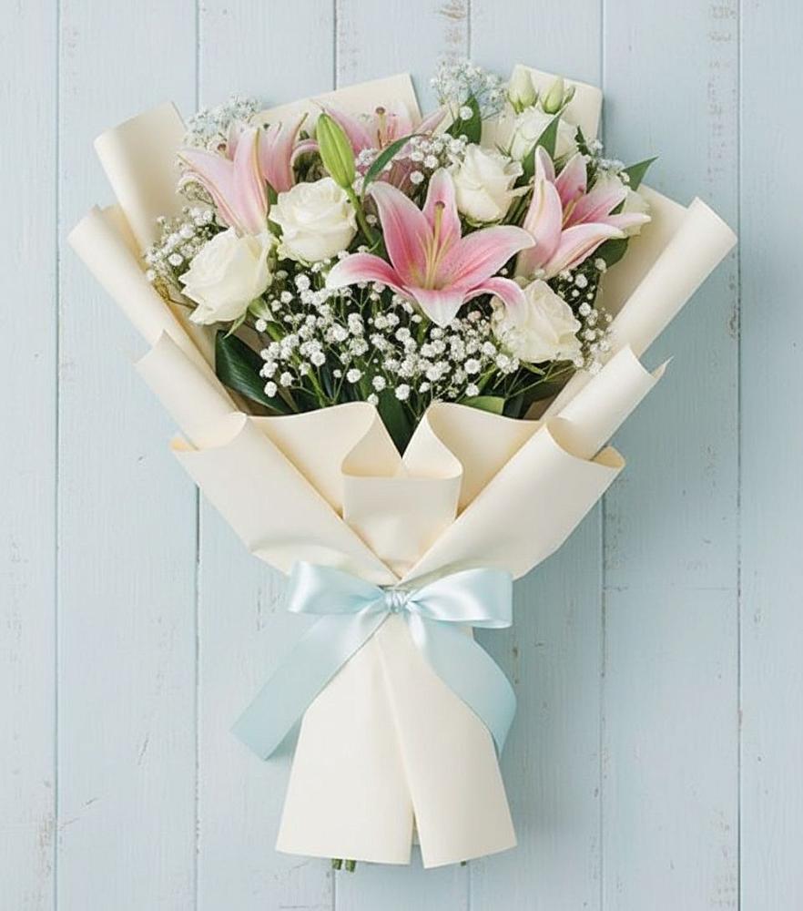 Букет цветов из: Лилии в Старотимашкино