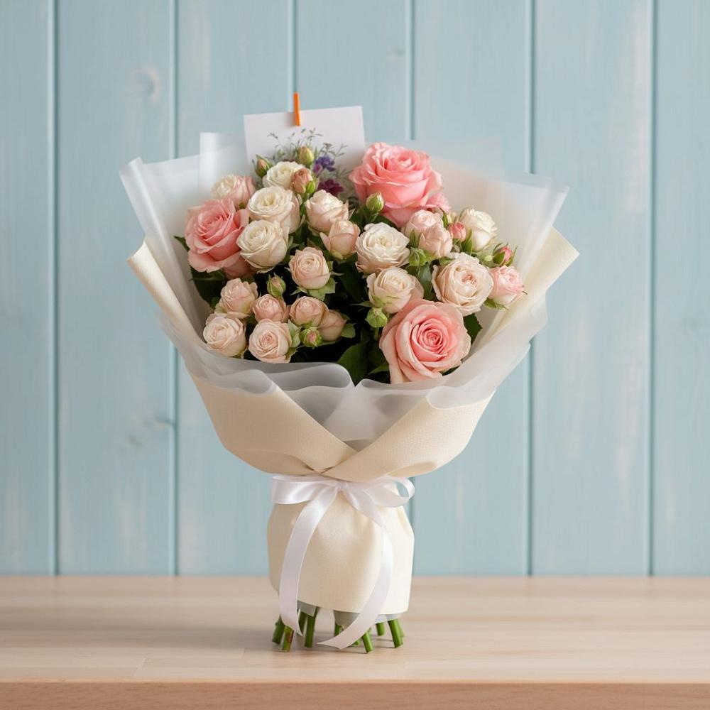 Букет цветов из: Розы в Старотимашкино