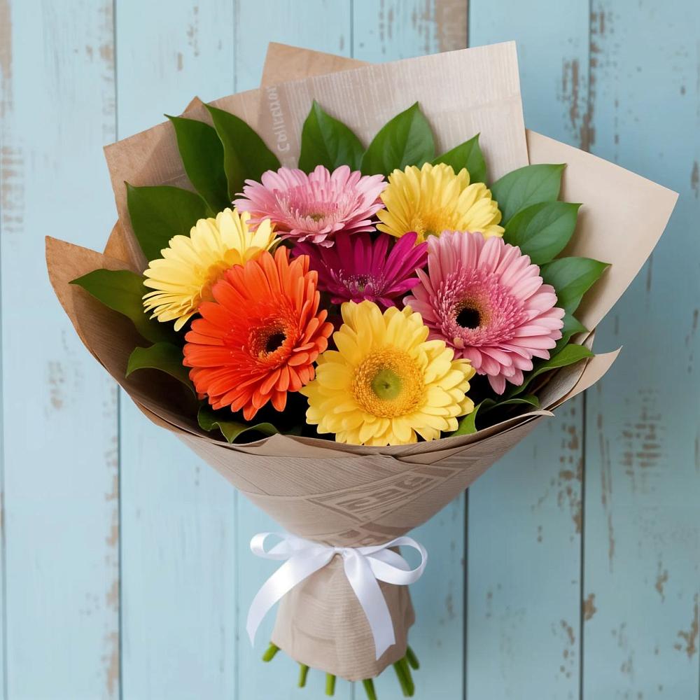 Букет цветов из: Герберы в Старотимашкино
