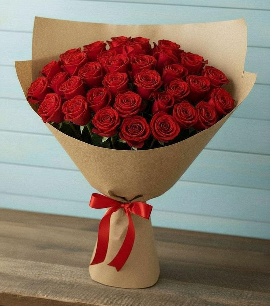 Букет Красные розы Милано в Старотимашкино