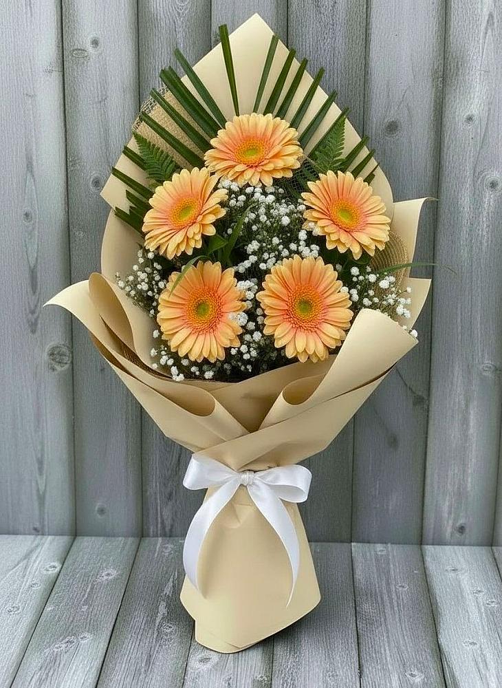 Букет цветов из: Герберы в Старотимашкино