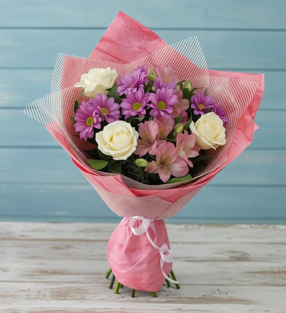 Букет цветов из: Герберы в Старотимашкино