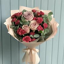 Букет цветов из:  Гвоздики и Розы #REPLACE_PRED# Старотимашкино